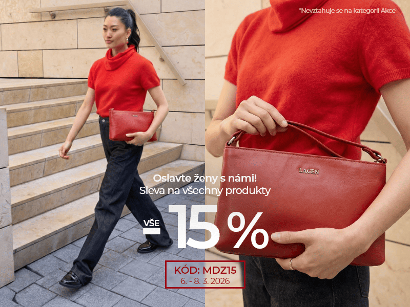 Sleva 15 % k Mezinárodnímu dni žen