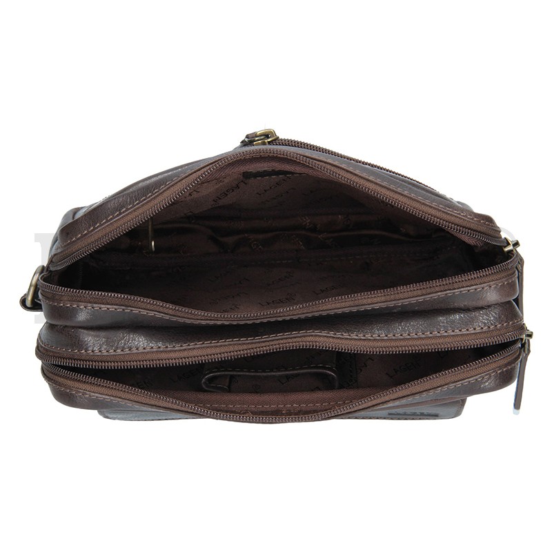 KOŽENÁ ETUE TOBY TMAVĚ HNĚDÁ