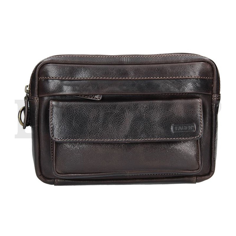 KOŽENÁ ETUE TOBY TMAVĚ HNĚDÁ