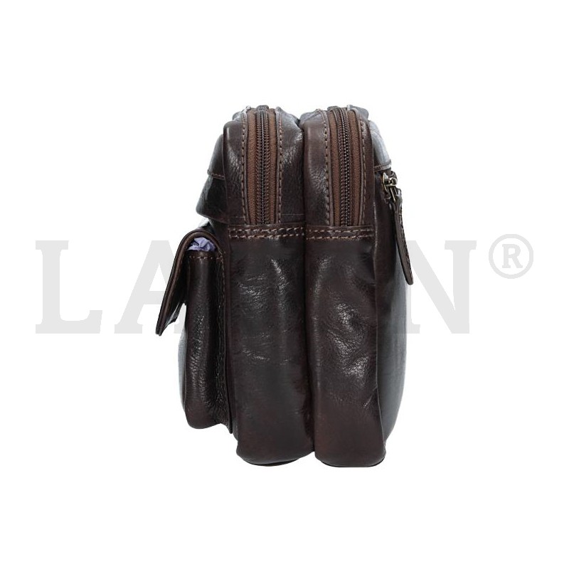 KOŽENÁ ETUE TOBY TMAVĚ HNĚDÁ