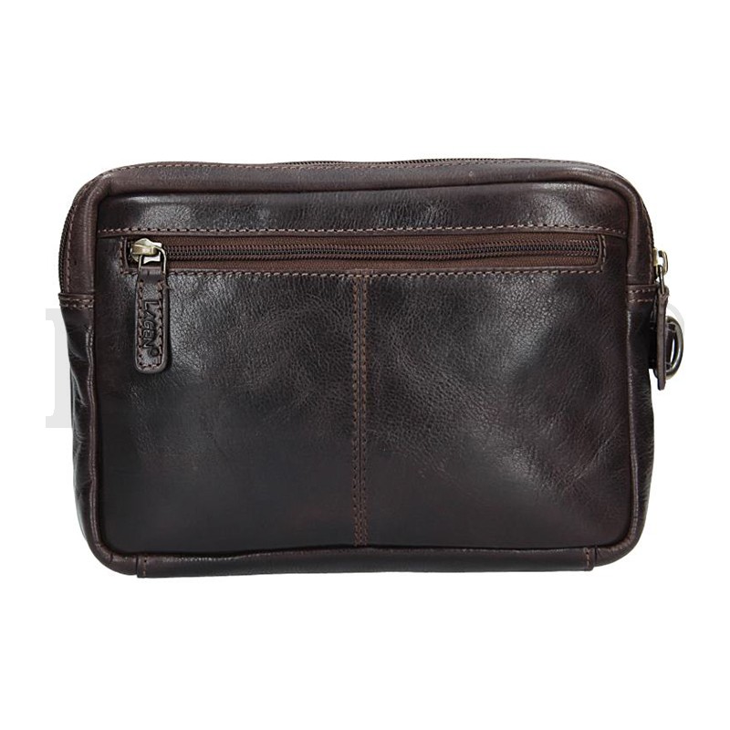 KOŽENÁ ETUE TOBY TMAVĚ HNĚDÁ