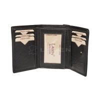 dámská peněženka kožená LM-2521/T-černá - BLK