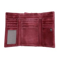 dámská peněženka kožená LG-11/D - fialová - PLUM