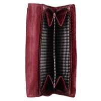 dámská peněženka kožená LG-11/D - fialová - PLUM