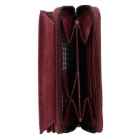dámská peněženka kožená LG-932/D - PLUM