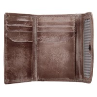 dámská peněženka kožená LG-2522/D hnědá - TAUPE