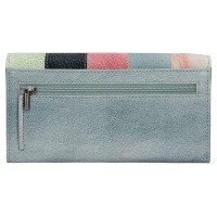 DÁMSKÁ KOŽENÁ PENĚŽENKA SIMONE BAREVNÁ/ MODRÁ