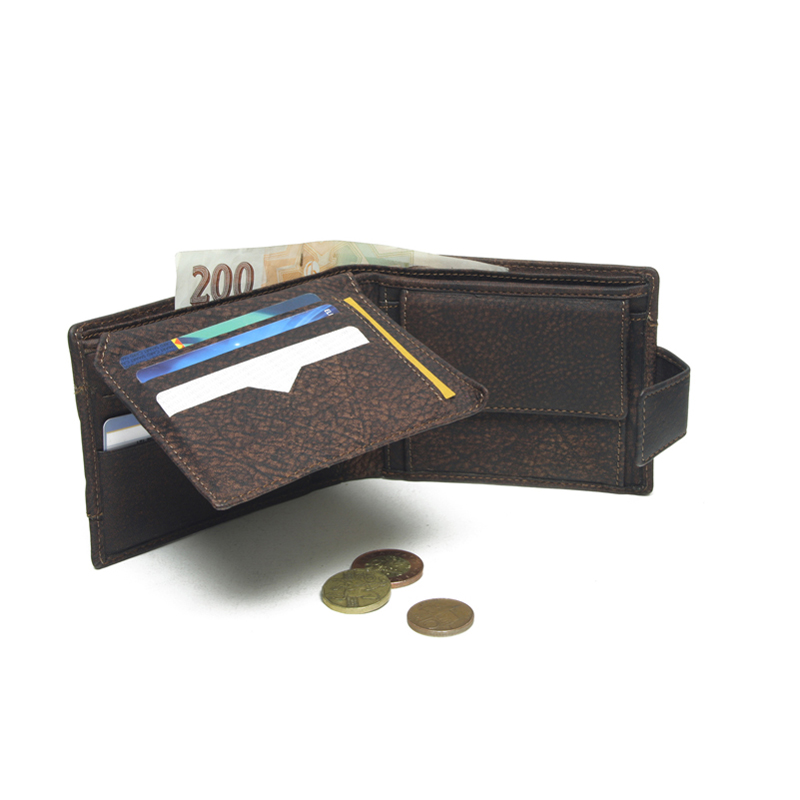 PÁNSKÁ KOŽENÁ PENĚŽENKA HANSEN HNĚDÁ