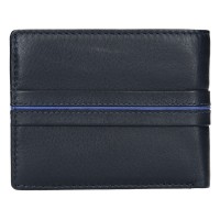 pánská peněženka kožená 3905 - modrá - NAVY/BLUE