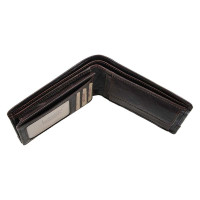 PÁNSKÁ KOŽENÁ PENĚŽENKA XANDER TMAVĚ HNĚDÁ