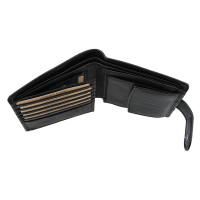 PÁNSKÁ KOŽENÁ PENĚŽENKA MILAN ČERNÁ