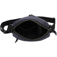 Taška přes rameno 22409 - černá/modrá - BLK/NAVY