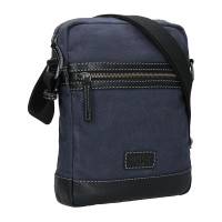 Taška přes rameno 23306 - černá/modrá - BLK/NAVY