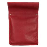 KOŽENÉ POUZDRO NA ČÍŠNICKOU PENĚŽENKU ELAN ČERVENÁ