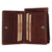 PÁNSKÁ KOŽENÁ DOLAROVKA ZENON HNĚDÁ