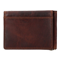 PÁNSKÁ KOŽENÁ DOLAROVKA ZENON HNĚDÁ