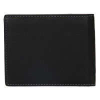 PÁNSKÁ KOŽENÁ PENĚŽENKA LEONARDO ČERNÁ