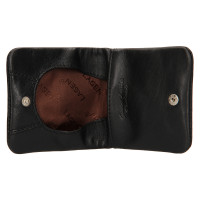 KOŽENÝ MINCOVNÍK TATUM ČERNÁ