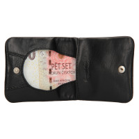 KOŽENÝ MINCOVNÍK TATUM ČERNÁ