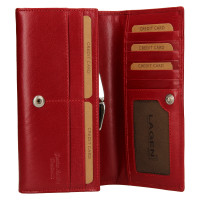 DÁMSKÁ KOŽENÁ PENĚŽENKA TINA ČERVENÁ