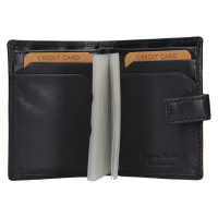 KOŽENÝ VIZITKÁŘ ADDISON MODRÁ