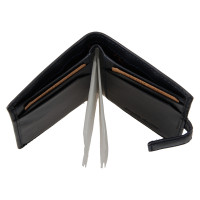 KOŽENÝ VIZITKÁŘ ADDISON MODRÁ