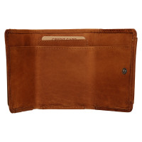 Unisex peněženka kožená 6583/V - hnědá - BRN