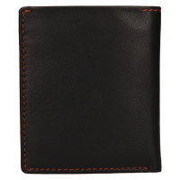 PÁNSKÁ KOŽENÁ PENĚŽENKA NAVARRO TMAVĚ HNĚDÁ