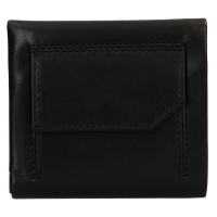 malá dámská peněženka kožená TS-500 - černá - BLK
