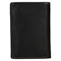 PÁNSKÁ KOŽENÁ PENĚŽENKA XAVIER ČERNÁ