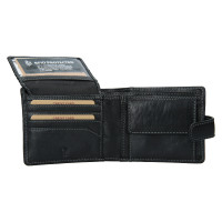 PÁNSKÁ KOŽENÁ PENĚŽENKA BRUNO ČERNÁ