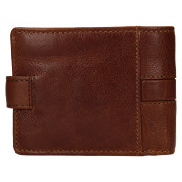 PÁNSKÁ KOŽENÁ PENĚŽENKA BRUNO HNĚDÁ