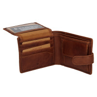 PÁNSKÁ KOŽENÁ PENĚŽENKA BRUNO HNĚDÁ