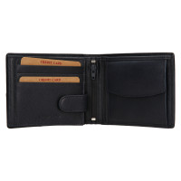 PÁNSKÁ KOŽENÁ PENĚŽENKA NATHAN MODRÁ