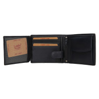 PÁNSKÁ KOŽENÁ PENĚŽENKA NATHAN MODRÁ