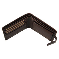 PÁNSKÁ KOŽENÁ PENĚŽENKA ALEC TMAVĚ HNĚDÁ