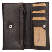 DÁMSKÁ KOŽENÁ PENĚŽENKA AMÉLIE HNĚDÁ