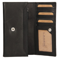 DÁMSKÁ KOŽENÁ PENĚŽENKA AMÉLIE ČERNÁ