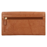 DÁMSKÁ KOŽENÁ PENĚŽENKA ORIANA COGNAC