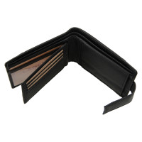 PÁNSKÁ KOŽENÁ PENĚŽENKA AUGUST ČERNÁ