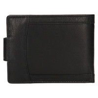 PÁNSKÁ KOŽENÁ PENĚŽENKA AUGUST ČERNÁ