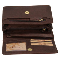 KOŽENÁ ETUE JOHN TMAVĚ HNĚDÁ