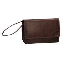 KOŽENÁ ETUE JOHN TMAVĚ HNĚDÁ