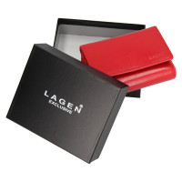 DÁMSKÁ KOŽENÁ PENĚŽENKA YVETTE ČERVENÁ