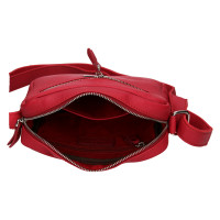 DÁMSKÁ KOŽENÁ KABELKA SILVA ČERVENÁ