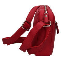 DÁMSKÁ KOŽENÁ KABELKA SILVA ČERVENÁ