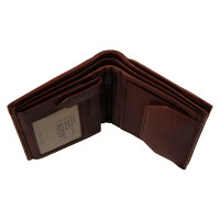 PÁNSKÁ KOŽENÁ PENĚŽENKA MARIUS HNĚDÁ