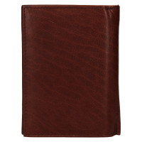 PÁNSKÁ KOŽENÁ PENĚŽENKA MARIUS HNĚDÁ