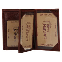 PÁNSKÁ KOŽENÁ PENĚŽENKA MARIUS HNĚDÁ