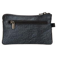 KOŽENÁ KLÍČENKA KAY BAREVNÁ/TMAVĚ ŠEDÁ